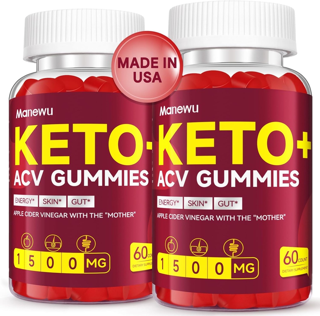 Keto ACV Gummies - Rapid Keto ACV Diet Suplemento ACV Keto Gummies para Mujer Hombre - 1500mg Organic Gluten Free Apple Sider Vinegar con Madre - Soporte Gut Digestion