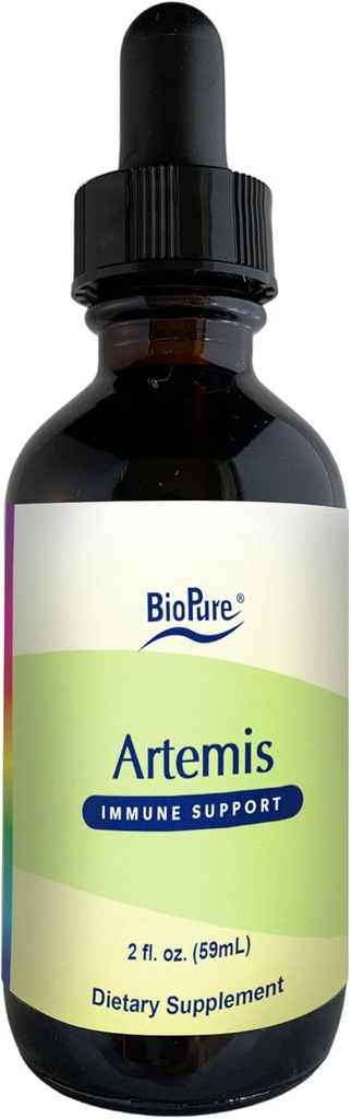 BioPure Artemis – Extracto herbario de Artemisia Annua o Madera dulce con compuestos bioactivos para el sistema inmunológico, Gut Health, Función Genitourinaria, Microbioma Balance, " Wellness global – 2 fl oz