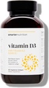 SMARTERNUTRITION Vitamina Vegana D3 5000 UI + Vitamina Natural K2 1100 mcg en Coco orgánico & Aceite de Oliva - D3 K2 Suplemento para Immune & Bone Support - 60 Softgels[30 Day Supply]