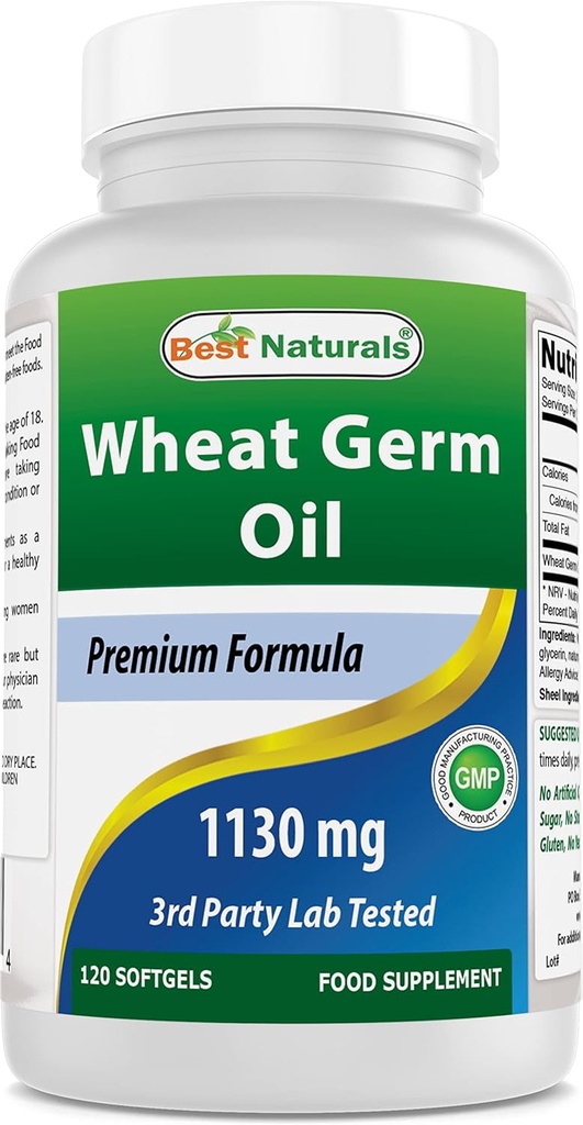 Mejores Naturales Aceite de Germ de Trigo 1130 mg 120 Softgels