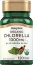 Piping Rock Chlorella Silencio 1000mg Silencio 120 Tablets ← Blue-Green Algae ← Broken Cell Wall Orgánica ← Non-GMO, Gluten Free Supplement