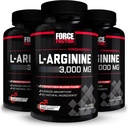 Factor de fuerza L-Arginina,3-Pack, Suplemento de óxido nítrico con BioPerine para ayudar a construir músculo & soporte más fuerte flujo de sangre,Circulación, Entrega de Núcleo, Bombas de L-Arginina 3000mg,3g,450 Capsules
