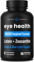 AREDS 2 Vitaminas Oculares TENIDO Lutein & Zeaxanthin Suplemento ANTE AREDS2 Plus Multivitamina Suplemento de Salud Ocular con Carotenoides, Extracto de Bilberry, vitaminas para los ojos secos " Visión de la salud 60 cápsulas veganos
