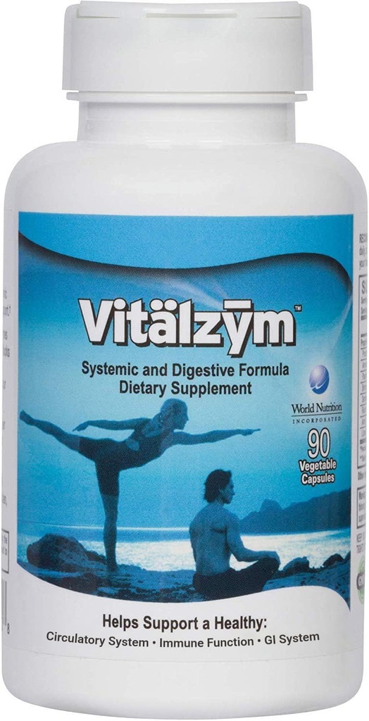 Enzimas digestivas para Gut Health ← Proteolytic Multi Enzymes sistémicos con Serrapeptase para Mujeres y Hombres tóxicos ayuda a aumentar el flujo sanguíneo y mantener la salud digestiva (90 cápsulas)
