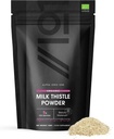 ALPHA01 Organic Milk Thistle Powder 150g - Fuente de Limpieza de Silymarin - Hecho de Cold-Presed Milk Thistle - Vegan, Raw, Non-GMO.