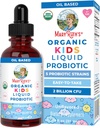 MaryRuth Organics Kids Probiótico Liquid Drops ← USDA Organic Probiotics for Digestive Health tención Ages 4+ Gut Health & Immune Support Supplement ← Salud general Silencio Vegan