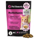 Cat Multivitamin Chews - Cat Treats for Health + Immune, Joint Support, Skin & Coat y Digestion - Omega 3s, Lysine &amp; Probiotics for Cats, Vitaminas para gatos - Pollo (90-Day Supply)