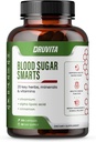 Smarts de azúcar en sangre - 20 hierbas clave, minerales & vitaminas - con cromo, ácido lipoico alfa, melón de canela y bitter, para hombres mujeres- no GMO Fuente de 60 días