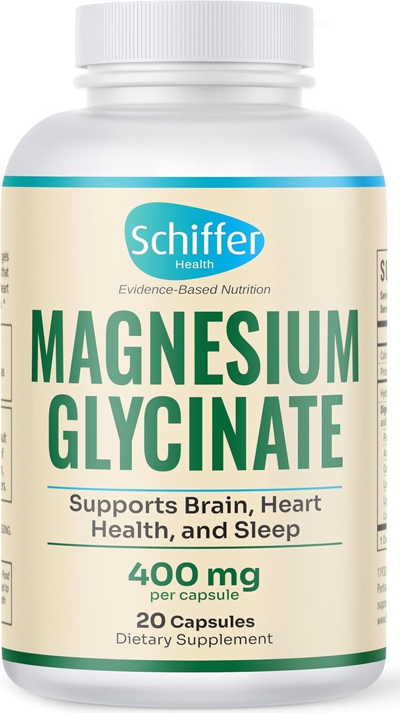 Magnesio Glycinate 400mg, 20 Caps