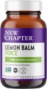 New Chapter Lemon Balm Force with Supercritical Lemon Balm for Mood Support + Immune Support + Non-GMO Ingredientes - 30 ct Capsules Vegetarianos