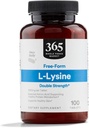Mercado completo de alimentos, L-Lysine doble fuerza, 100 cuenta