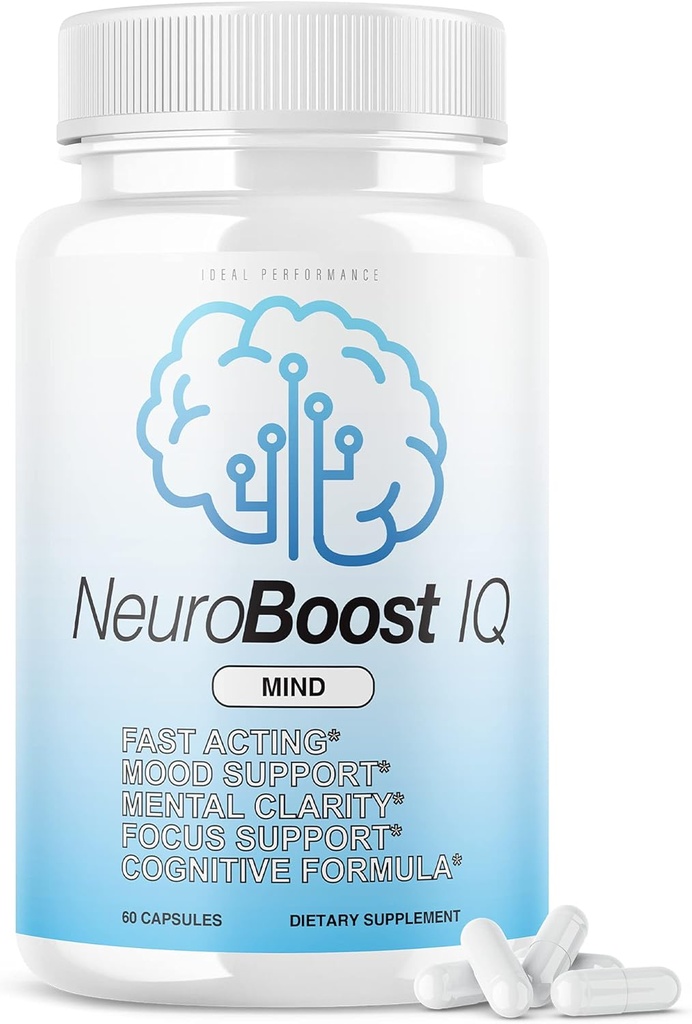 Neuro Boost IQ Suplemento Cerebro Pills Mente Ben Carson Neuroboostiq (60 cápsulas)