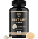 Organic Lions Mane Capsules Suplemento dietético Premium Organic Lions Mane Mushroom Extract tención 90 cápsulas
