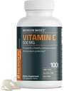 Bronson Vitamina C 500 MG Soporta un sistema inmunológico saludable " Protección antioxidante, no GMO, 100 tabletas vegetarianas