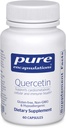 Encapsulaciones puras Quercetina - 500 mg - Apoyo Inmunitario, Salud Celular y Salud Corporal - Suplemento Antioxidante - Gluten Gratis - 60 cápsulas