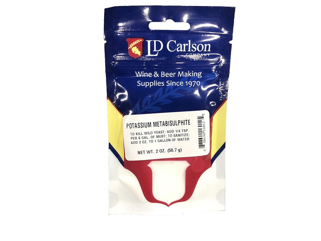 LD Carlson 6012A Potasio Metabisulfito 2 oz.