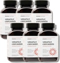 Curcumina de nutrición más inteligente Softgels - Absorción alta vegana 400 mg Suplemento de Curcumina Estándarizado al 95% de Tetrahidrocurcuminoides + Aceite de semillas negras " Peligro para salud conjunta " , 360 Ct
