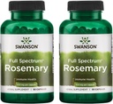 Swanson Full Spectrum Rosemary - Herbal Supplement Promoting Immune Health Support - Natural Formula to Help Defend The Body & Support Global Wellness - (90 Capsules, 400mg Cada uno) (2 Pack)
