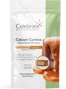 Celebrar vitaminas Bariatric 500mg Calcio Citrate Soft Chews Combo con 500 UI Vitamina D3 – Esencial para el bypass gástrico Pacientes & Bone Health - Sugar & Gluten Free, Caramel Chocolate (90 Chews)
