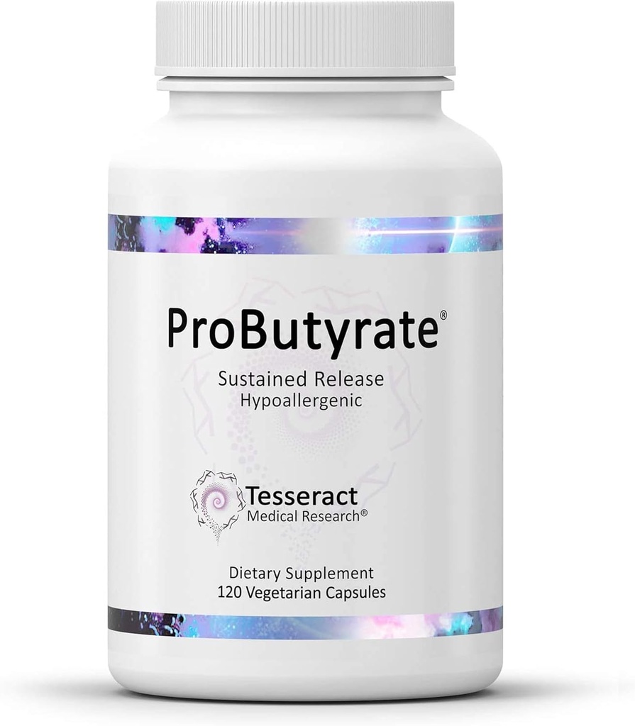 Tesseract Medical Research ProButyrate Gut Health Supplement, Butyric Acid Complex " CoQ10 Pro, Coenzyme Q10 for Health, Muscle Health and Cellular Energy Production