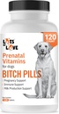 Píldoras de sopa tóxicos para perros Vitaminas prenatales para perros tóxico para perros tóxico para perros Thomas Pet Anterior 120 Tablets
