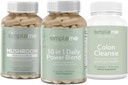 SIMPLEME Sea Moss Capsules 10 en 1 Power Blend y Colon Cleanse Detox y Multi-Mushroom Suplemento Bundle para mejorar la salud inmune