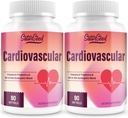 Cardiovascular Supplement 3000MG Multi-Vitamins, Probióticos, Omega-3 & CoQ10 Synergistic Blend for Adults (2 Bottle)