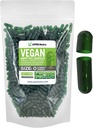 XPRS Nutra Size 0 Empty Capsules - 1000 Count Empty - Píldoras vegetarianas para DIY Vegetable Capsule Filling - Veggie Pill Caps (Forest Green)
