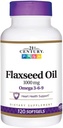 ikj Flaxseed Oil Omega 3-6-9 Suplemento dietético Softgels 1000mg 120 ct