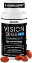 Suplemento Ojo para Atletas; Fórmula con Lutein, Zeaxanthin y Meso-Zeaxanthin, Ojos Suplementos Omega 3, Carotenoides Esenciales para Ojos - (90 Softgels, 3 Mes Fuente)