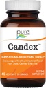 Suplemento de Candex de Esencia Pura - Suplemento de Sobrecrecimiento de Levadura con Enzimas Digestivos, Infección de Levadura Ayuda Probiótica para Hombres y Mujeres - 40 cápsulas