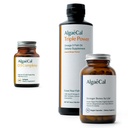ALGAECAL Bundle - D3 (1000 UI) + K2, Vitamina E, Vitamina A (1000 UI) " Calcio de base vegetal para soporte de huesos " Omega 3 con 1200 mg EPA DHA
