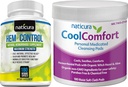 Bundle - Hem-Control Natural Hemorrhoid Suplemento (180 Conde) y CoolComfort Personal Cleansing Pads (100 Conde) - All-Natural, Fast Acting Relief from Burning, Itching, Pain and Swelling