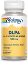 SOLARAY DL-Phenylalanine, 500mg tención 50-50 Blend of Essential Amino Acids for Nervous System, Mood & Energy Support ← 60 VegCaps