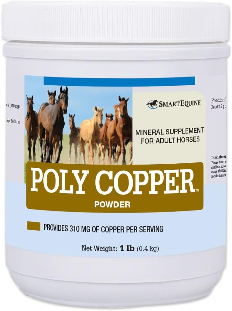 [BRSWIAI5CRYA4ET2] Uckele por SmartEquine Poly Copper ← Equine Horse Coat Suplementos para la piel tóxico Vitaminas & Minerales Suplementos para Caballos Huesos y Metabolismo