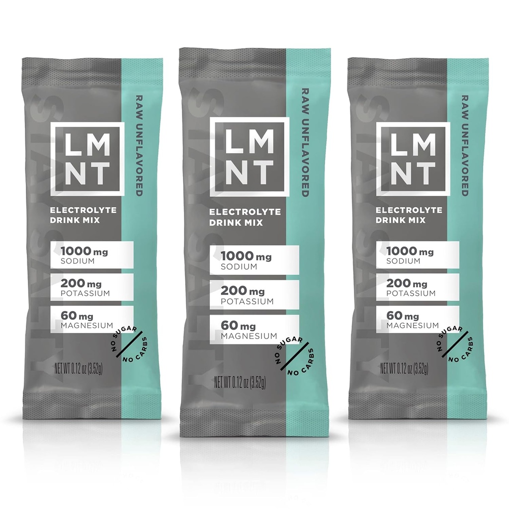Bebe LMNT Zero Sugar Electrolytes - Raw Unflavored Salt ← Bebida Mix
