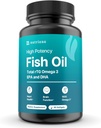 Mini Fish Oil Softgels – Inodoro, Burpless & Easy to Swallow – 1500mg Omega-3 con EPA & DHA – Advanced Formula Fish Oil Minis – Smaller Than a Dime – Wild Caught – 90 (Big, Capsule)