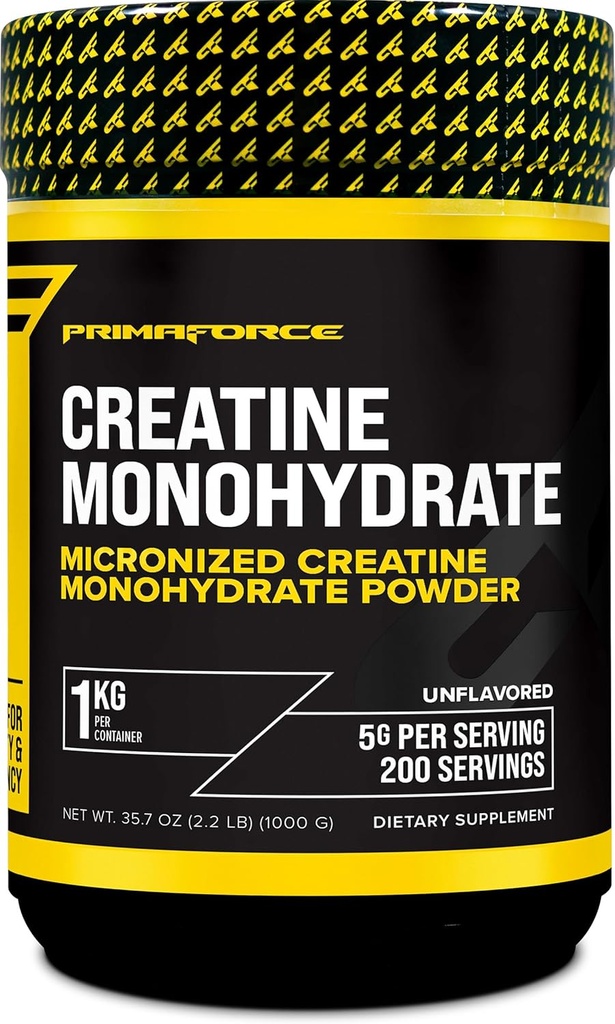 Polvo de Monohidrato de Creatina Primaforce – 1.000 gramos - Micronizado
