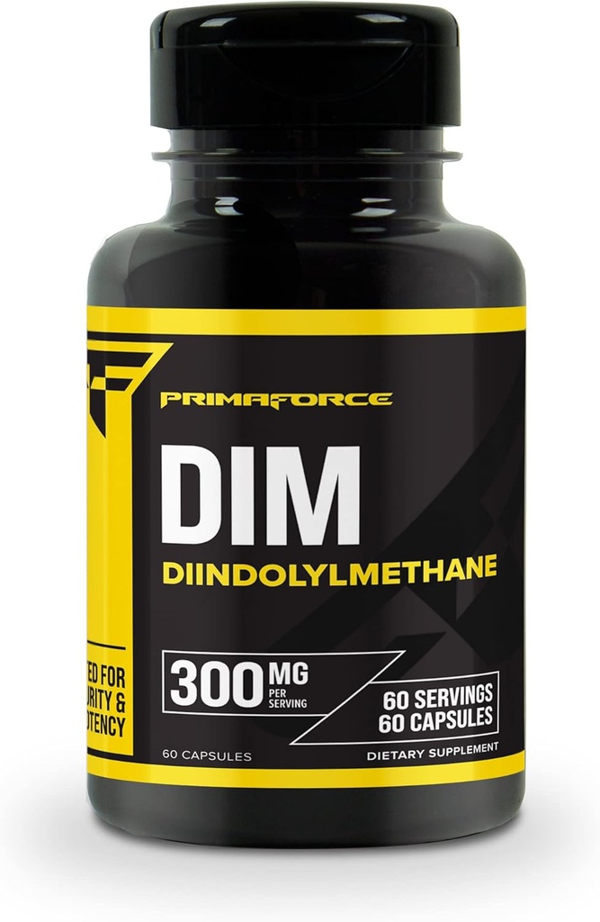 Suplemento de DIM Primaforce (Diindolylmetano) 300 mg, 60 cápsulas