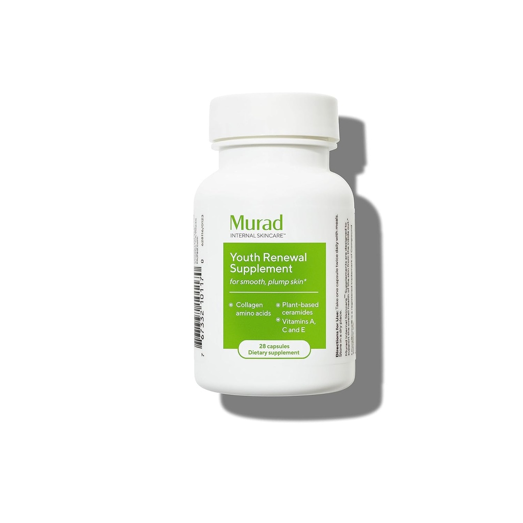 Suplemento de Renovación Juvenil de Murad para Smooth, Piel de Bomba – Suplemento de Belleza Anti-Envejecimiento - Collagen y Ceramidas Reducir las arrugas y líneas finas de dentro