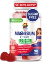 Magnesium Gummies for Kids &amp; Adults - 500mg - Calm Magnesium Chews - Magnesium Citrate Chewable Suplemento para Mood &amp; Muscle Support