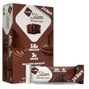 Nugo Slim Chocolate oscuro Brownie Crunch, 16g Protein, 2g Sugar, 7g Fiber, Low Net Carb, Keto Friendly, Gluten Free, 24 Conde
