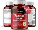 Amalth Pygeum Bark Extracto Powder Potency Superior (6,5% phytosterols) Soporta Tract urinario & Prostate Health Men Herbal Suplementos 120 cápsulas (Non –GMO)