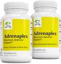Terry Naturalmente Adrenaplex - Suplemento de la Función Adrenal del Gland - Apoyo Glandular con vitaminas C & B6 - Suplemento dietético de apoyo Función Adrenal saludable - 60 cápsulas (Pack of 2)