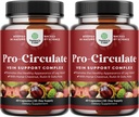 Suplementos de apoyo a las venas y las piernas - Suplemento de Circulación del cuerpo completo para las venas de las venas de las arañas y mejor flujo con extracto de castaña de caballo " Flavonoids - Vegan Non-GMO Mini Caps (2 Mes)