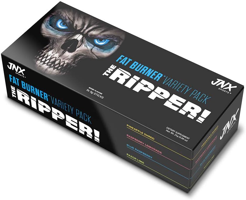 JNX SPORTS ¡El Destripador! Fat Burner - Sample Variety Pack 5 x 8g Sticks ← Super Thermogenesis, Appetite Control & Extreme Energy for Men & Women