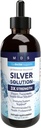 Alkaline Estructurado Plata Liquid 30ppm - Soporte Inmunitario avanzado gotas líquidas - Suplementos Minerales de Plata Colloidal de Fuerza Extra - Made in USA (4 oz)