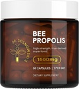 Dr Sosnowski's Bee Propolis ← 1500mg High Potency ¦ Hive-derived Superfood, Vegetable Capsules, 60 Conde Silencio 2 Meses Suministro