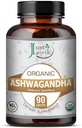 Just Jaivik Organic Ashwagandha Tablets - A Dietary Supplements - 750 mg (Pack 90 Organic Tablets)  durable for General Wellness ← Ayurvedic Adaptogen