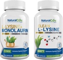 Bundle: L-Lysine + Monolaurin + L-Lysine limpia